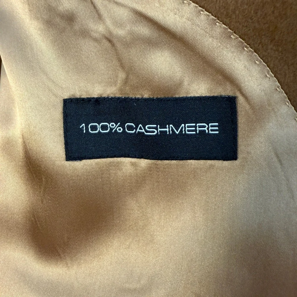 Coconut Grove 100% Cashmere Blazer Mens Large Camel Brown Sport Coat‎ Luxury
